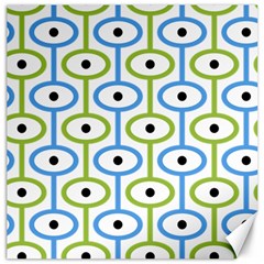 Geometric Pattern Eye Pattern Eyes Eye Print Canvas 16  X 16  by Ravend