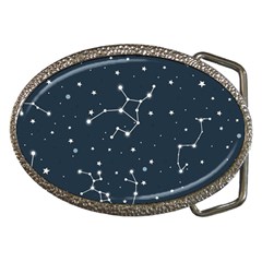 Constellation Stars Art Pattern Design Wallpaper Belt Buckles