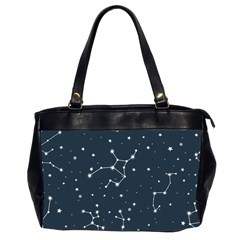 Constellation Stars Art Pattern Design Wallpaper Oversize Office Handbag (2 Sides)