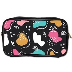 Art Patterns Design Wallpaper Background Print Toiletries Bag (two Sides)