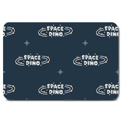 Space Dino Art Pattern Design Wallpaper Background Large Doormat