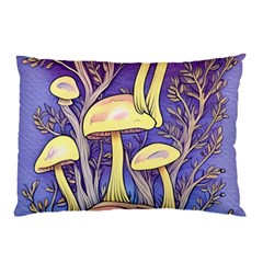 Glamour And Enchantment In Every Color Of The Mushroom Rainbow Pillow Case (two Sides) by GardenOfOphir