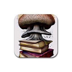 Conjurer s Toadstool Rubber Coaster (square) by GardenOfOphir