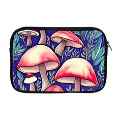 Enchanting Mushroom Enchantress Apple Macbook Pro 17  Zipper Case by GardenOfOphir