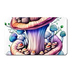 Charming Toadstool Magnet (rectangular) by GardenOfOphir