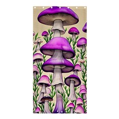 Black Magic Mushroom For Voodoo And Witchcraft Shower Curtain 36  X 72  (stall)  by GardenOfOphir