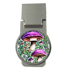 Magician s Conjuration Mushroom Money Clips (round)  by GardenOfOphir