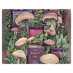 Spellbinding Mojo Mushroom Premium Plush Fleece Blanket (medium) by GardenOfOphir