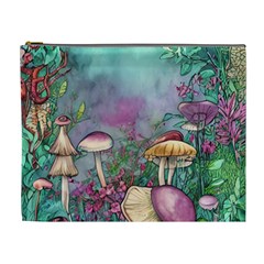 Enchanted Champignon Cosmetic Bag (xl) by GardenOfOphir