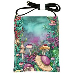 Enchanted Champignon Shoulder Sling Bag by GardenOfOphir