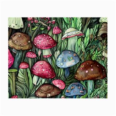 Magicians  Mushrooms Small Glasses Cloth by GardenOfOphir