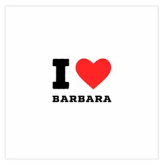 I Love Barbara Square Satin Scarf (36  X 36 ) by ilovewhateva