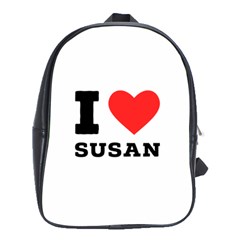 I Love Susan School Bag (xl)