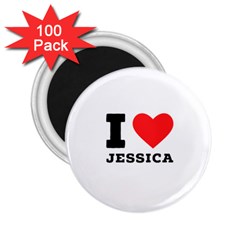 I Love Jessica 2 25  Magnets (100 Pack)  by ilovewhateva