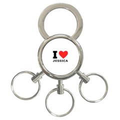 I Love Jessica 3-ring Key Chain by ilovewhateva