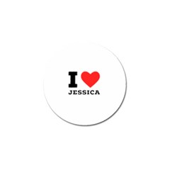 I Love Jessica Golf Ball Marker by ilovewhateva