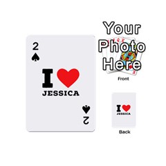 I Love Jessica Playing Cards 54 Designs (mini) by ilovewhateva