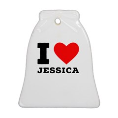 I Love Jessica Ornament (bell)