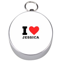 I Love Jessica Silver Compasses by ilovewhateva