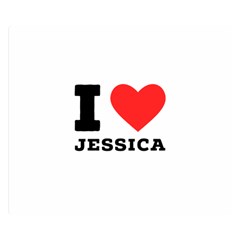 I Love Jessica Premium Plush Fleece Blanket (small) by ilovewhateva