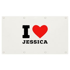 I Love Jessica Banner And Sign 7  X 4  by ilovewhateva