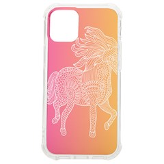 Unicorm Orange And Pink Iphone 12 Mini Tpu Uv Print Case	 by lifestyleshopee