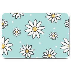 Art Floral Pattern Design Wallpaper Background Large Doormat by Ravend