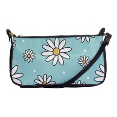 Art Floral Pattern Design Wallpaper Background Shoulder Clutch Bag by Ravend