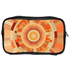 Ai Generated Retro Geometric Pattern Decor Pattern Toiletries Bag (two Sides)