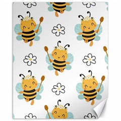 Art Bee Pattern Design Wallpaper Background Canvas 16  X 20 