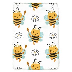 Art Bee Pattern Design Wallpaper Background Removable Flap Cover (l)