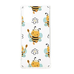 Art Bee Pattern Design Wallpaper Background Samsung Galaxy Note 20 Tpu Uv Case by Ravend