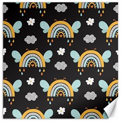 Art Pattern Design Floral Wallpaper Background Canvas 16  X 16 