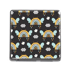 Art Pattern Design Floral Wallpaper Background Memory Card Reader (square 5 Slot) by Ravend