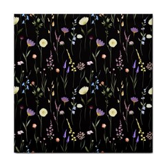 Flowers Floral Pattern Floral Print Background Face Towel