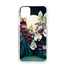 Ai Generated Flower Orchids Bloom Flora Nature Iphone 11 Tpu Uv Print Case by Ravend
