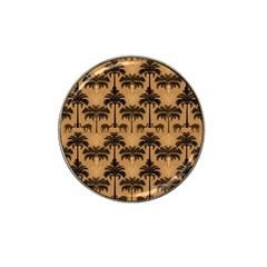 Ai Generated Camels Palm Trees Pattern Hat Clip Ball Marker (4 Pack) by Ravend