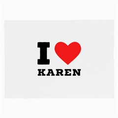 I love karen Large Glasses Cloth