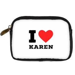 I Love Karen Digital Camera Leather Case by ilovewhateva