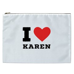 I Love Karen Cosmetic Bag (xxl)