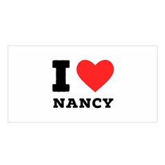 I Love Nancy Satin Shawl 45  X 80  by ilovewhateva