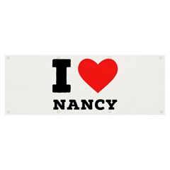 I Love Nancy Banner And Sign 8  X 3 