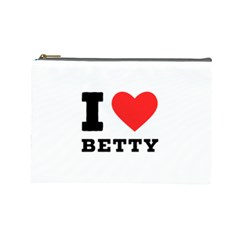 I Love Betty Cosmetic Bag (large)