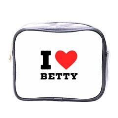 I Love Betty Mini Toiletries Bag (one Side) by ilovewhateva