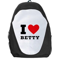 I Love Betty Backpack Bag