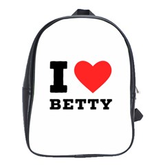 I Love Betty School Bag (xl)