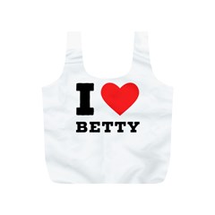 I Love Betty Full Print Recycle Bag (s)