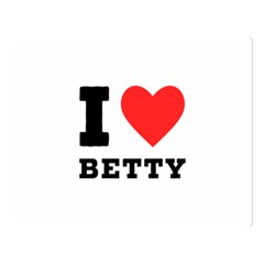 I Love Betty Premium Plush Fleece Blanket (large)