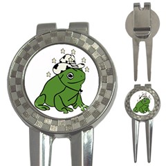 Frog With A Cowboy Hat 3-in-1 Golf Divots by Teevova
