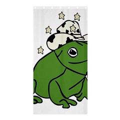 Frog With A Cowboy Hat Shower Curtain 36  X 72  (stall)  by Teevova